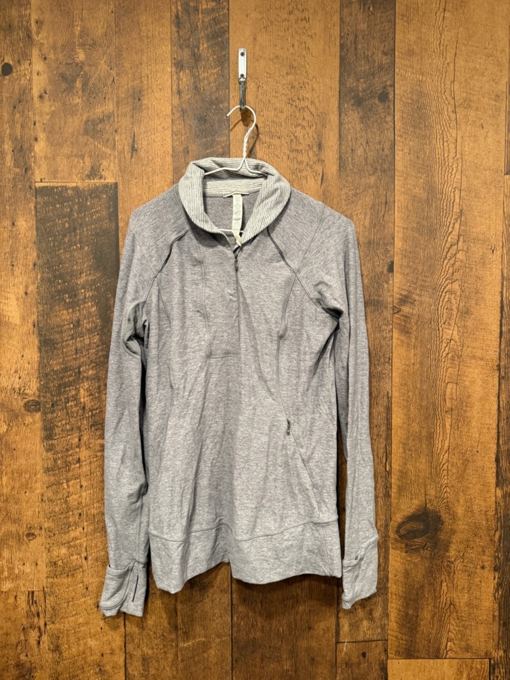 Lululemon Think Fast Pullover
Heathered Slate / Tonka Stripe Heathered sz 10 - Picture 2 of 5